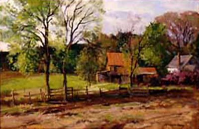 Barn near Road